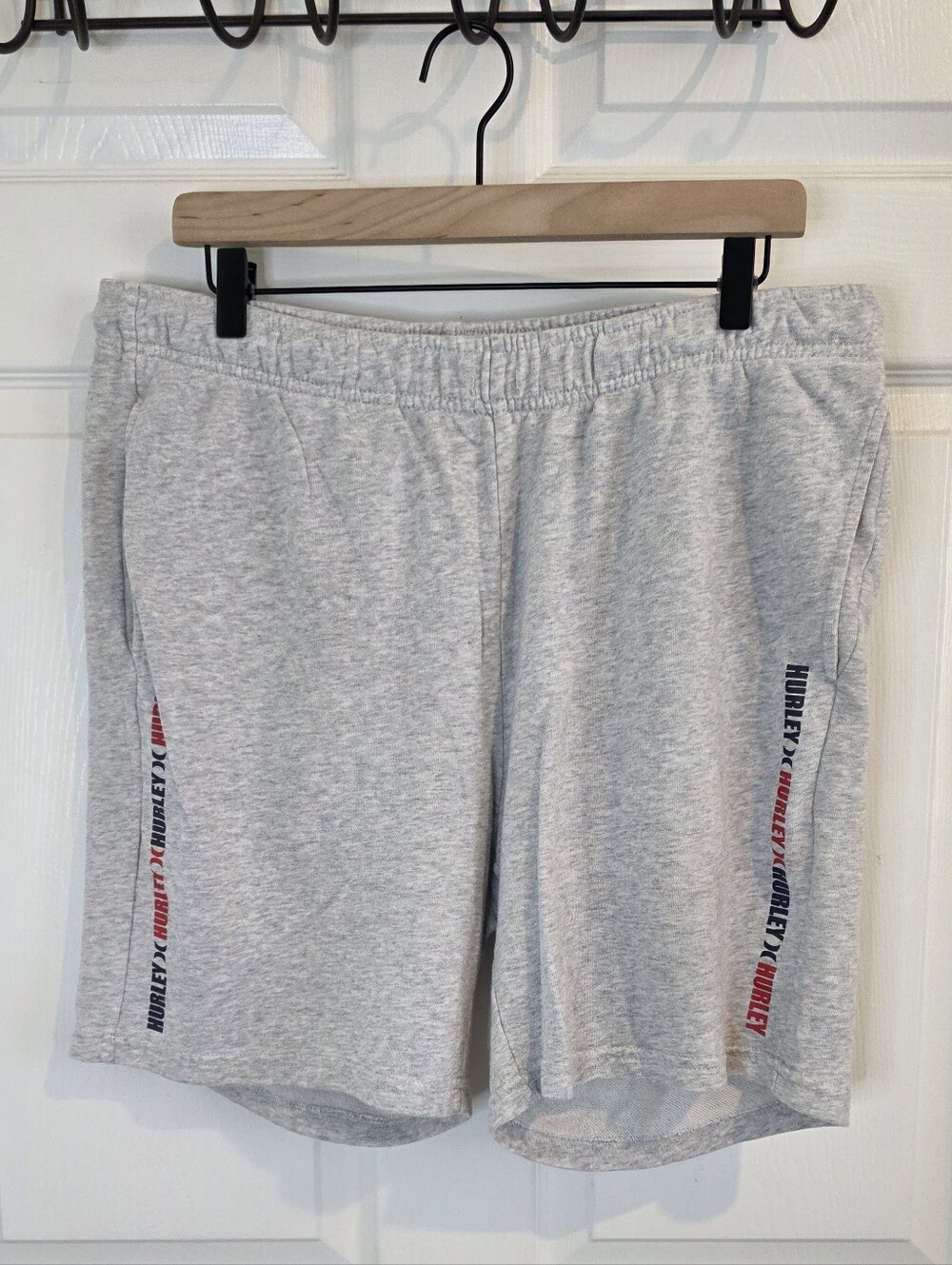 Hurley Men's Gray Athletic Shorts Large